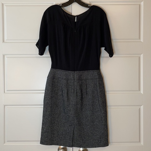 Loft business dress black top grey pencil skirt - Picture 8 of 14